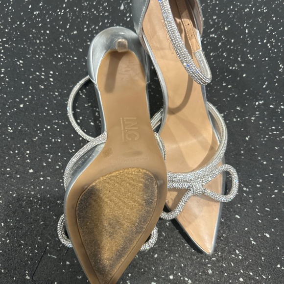 I.N.C. International Concepts Womens Laynea Translucent Poi Silver Bling - Picture 2 of 2